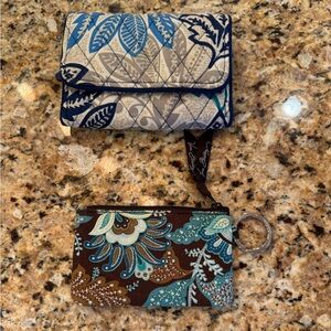 Vera Bradley Wallet and Coin Purse Set